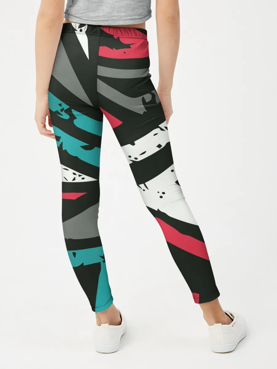 Леггинсы для девочки / Geometric Abstraction