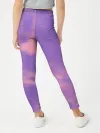 Леггинсы для девочки / Фиолетовый ТАЙ ДАЙ