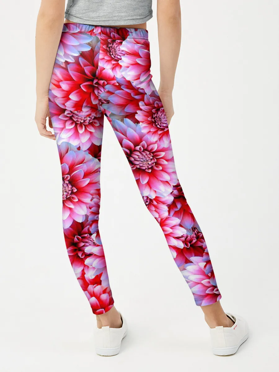 Леггинсы для девочки / Георгины