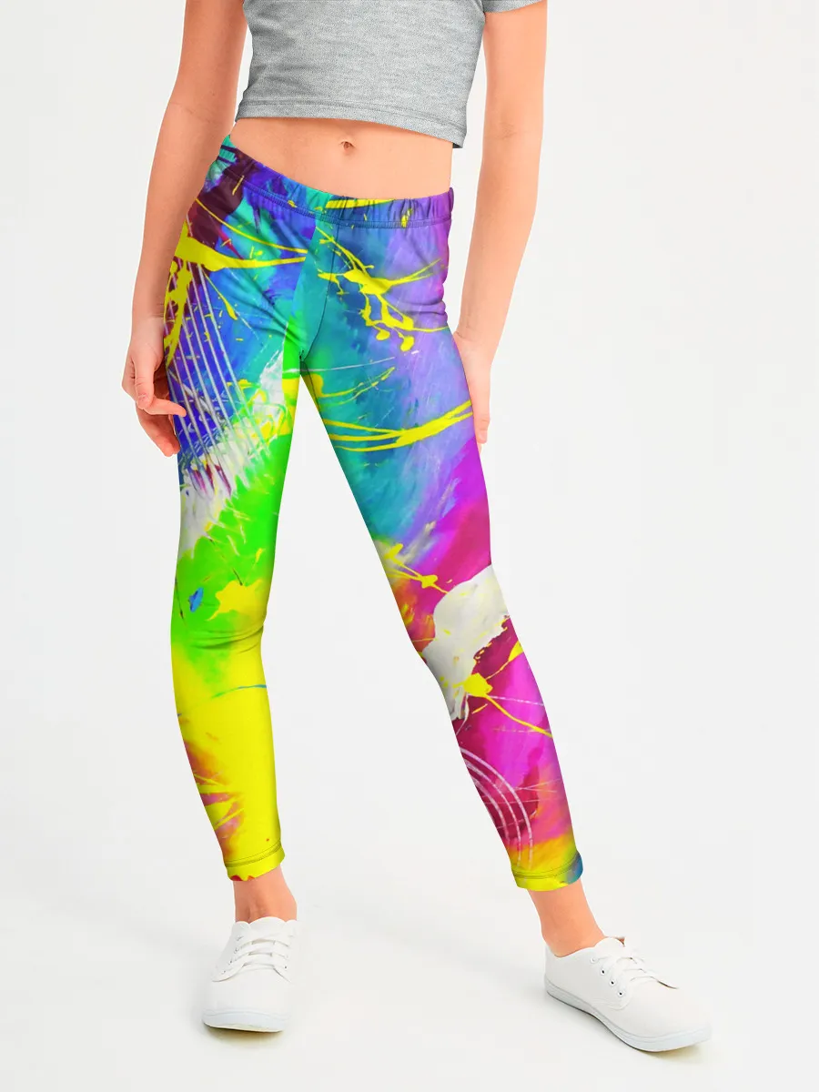 Леггинсы для девочки / ТИ-ДАЙ