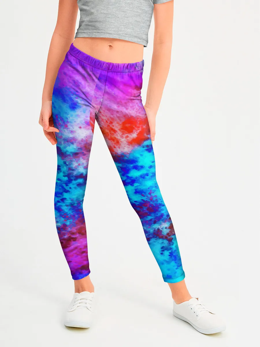 Леггинсы для девочки / ABSTRACTION COLORS