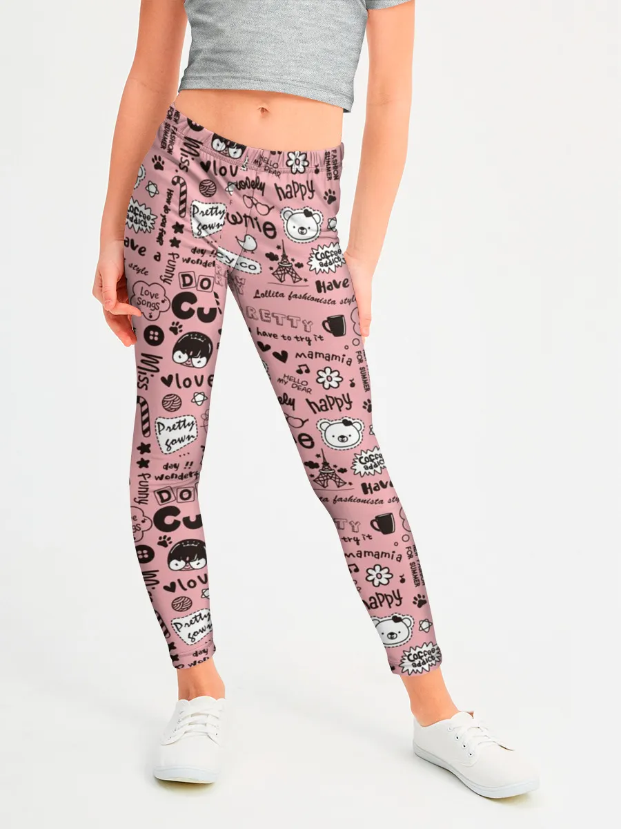 Леггинсы для девочки / Loves Happy