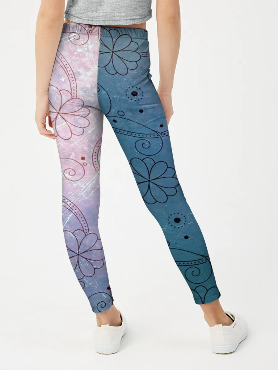 Леггинсы для девочки / Нежные цвета