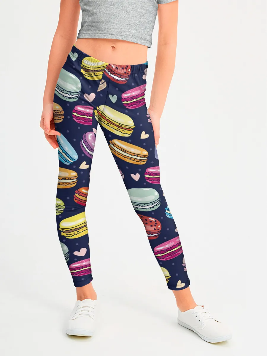 Леггинсы для девочки / макарун