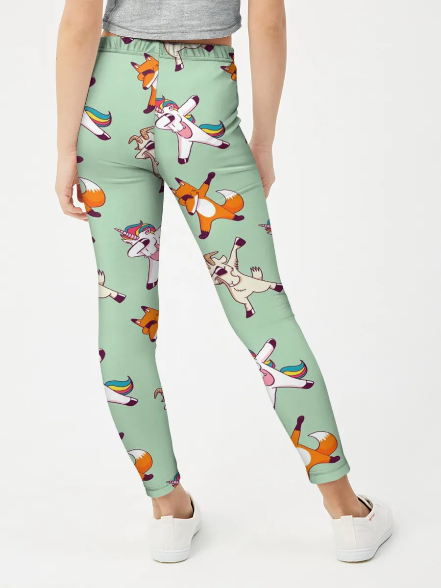 Леггинсы для девочки / Dabbing Animals