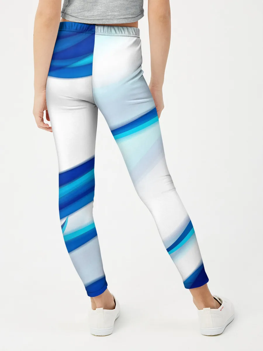 Леггинсы для девочки / STRIPES BLUE