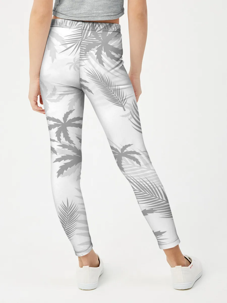 Леггинсы для девочки / ПАЛЬМЫ | ЛЕТО | TROPICAL