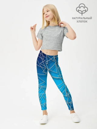 Леггинсы для девочки / Треугольники