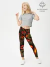 Леггинсы для девочки / ДИКИЙ УЗОР