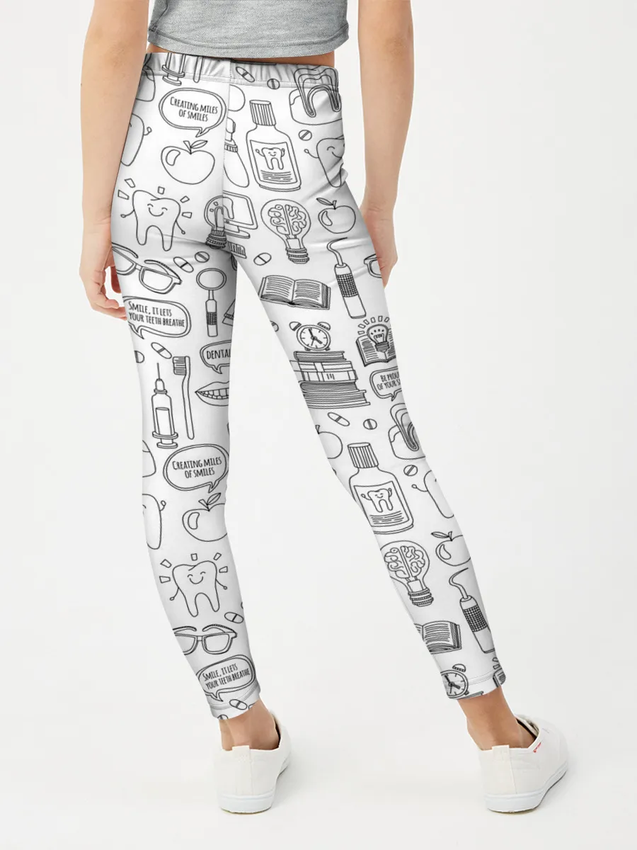 Леггинсы для девочки / дантист
