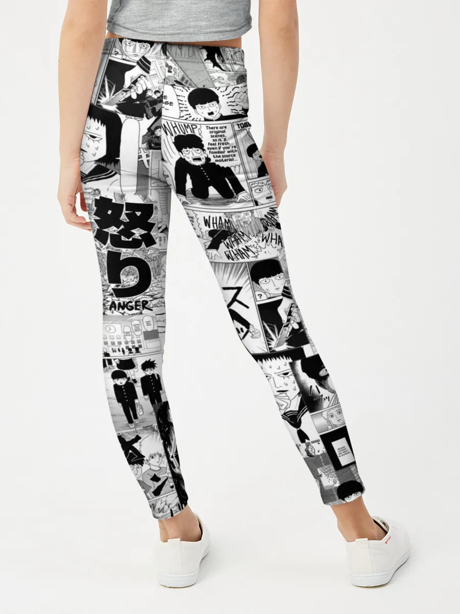 Леггинсы для девочки / МОБ ПСИХО 100