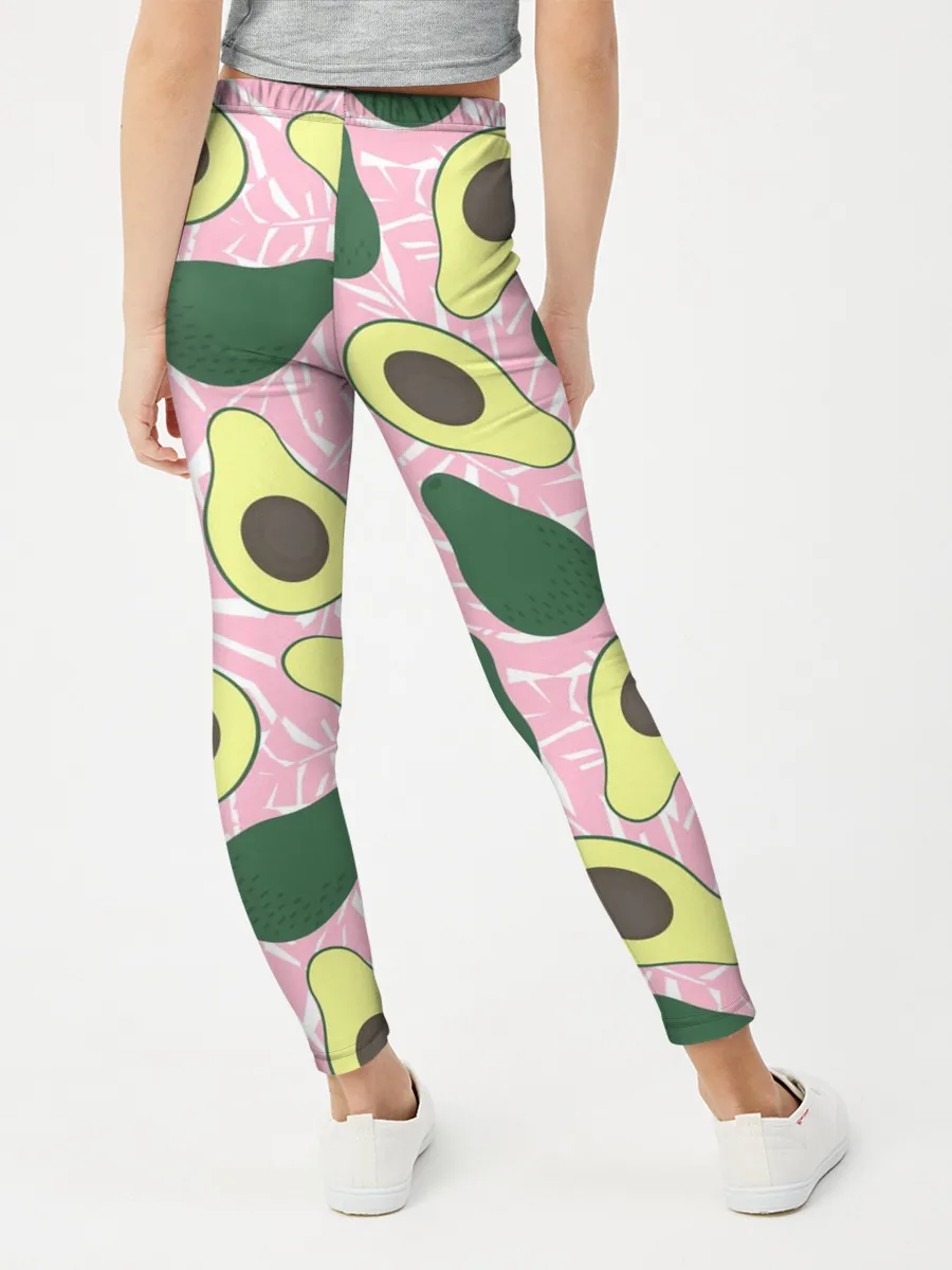 Леггинсы для девочки / avocado