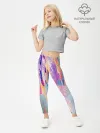 Леггинсы для девочки / ПЕРЬЯ