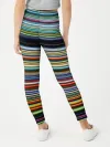 Леггинсы для девочки / РАзноцыетные линии полосы хаос