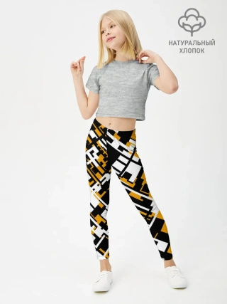 Леггинсы для девочки / КИБЕРПАНК,ФАНТАСТИКА,ГЕОМЕТРИЯ