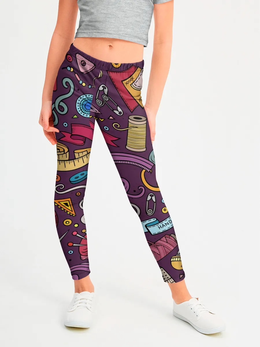 Леггинсы для девочки / шитье