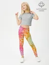 Леггинсы для девочки / Цветочный узор