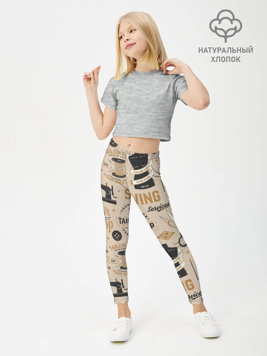 Леггинсы для девочки / sewing