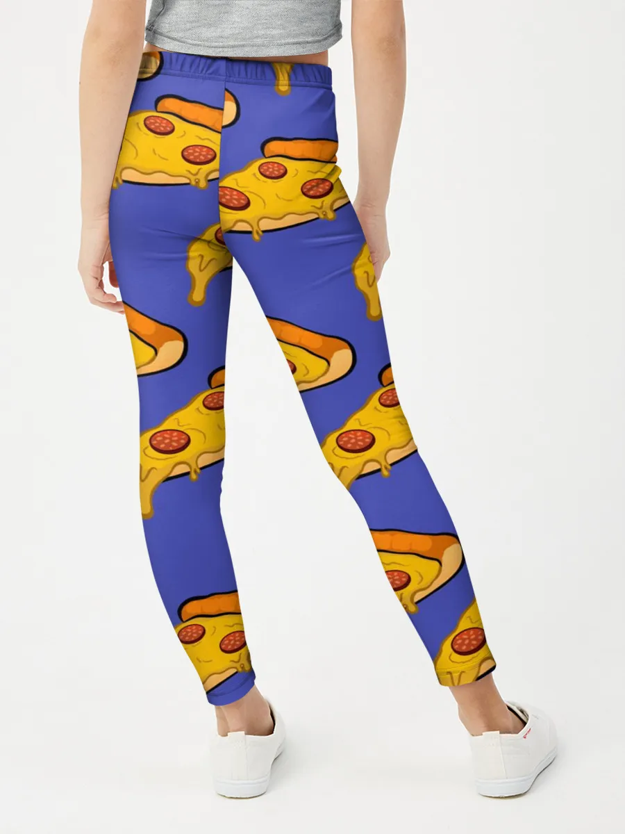 Леггинсы для девочки / Кусочки пиццы