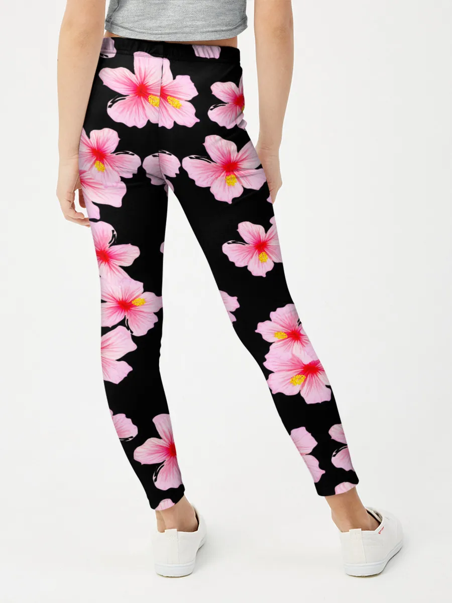 Леггинсы для девочки / Цветы желаний