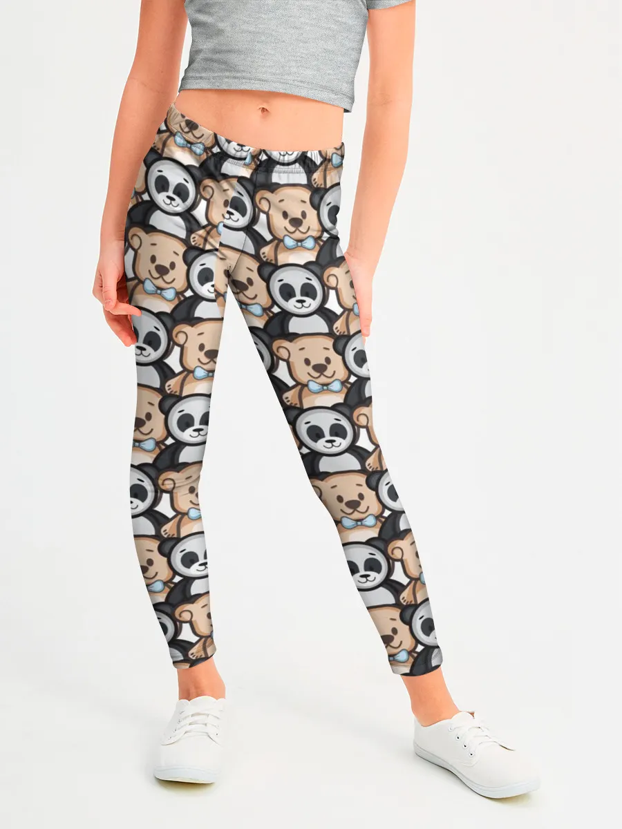 Леггинсы для девочки / МИШКИ