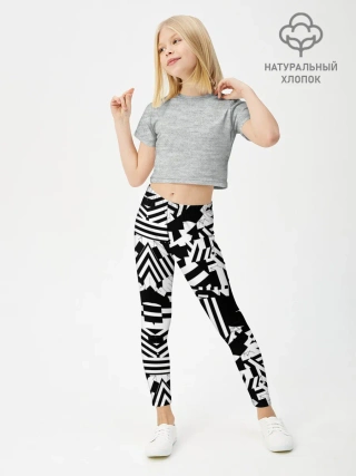 Леггинсы для девочки / Хаотичные линии