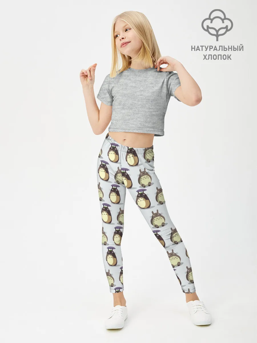 Леггинсы для девочки / Маленькие Тоторо 2