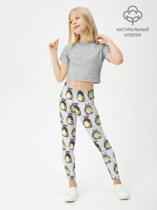 Леггинсы для девочки / Маленькие Тоторо 2