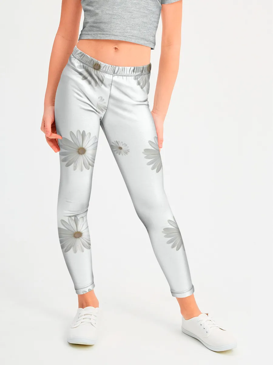 Леггинсы для девочки / Ромашки