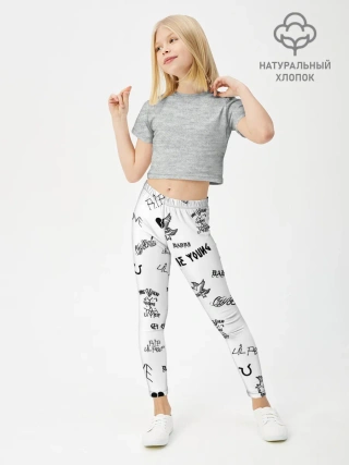 Леггинсы для девочки / Lil Peep