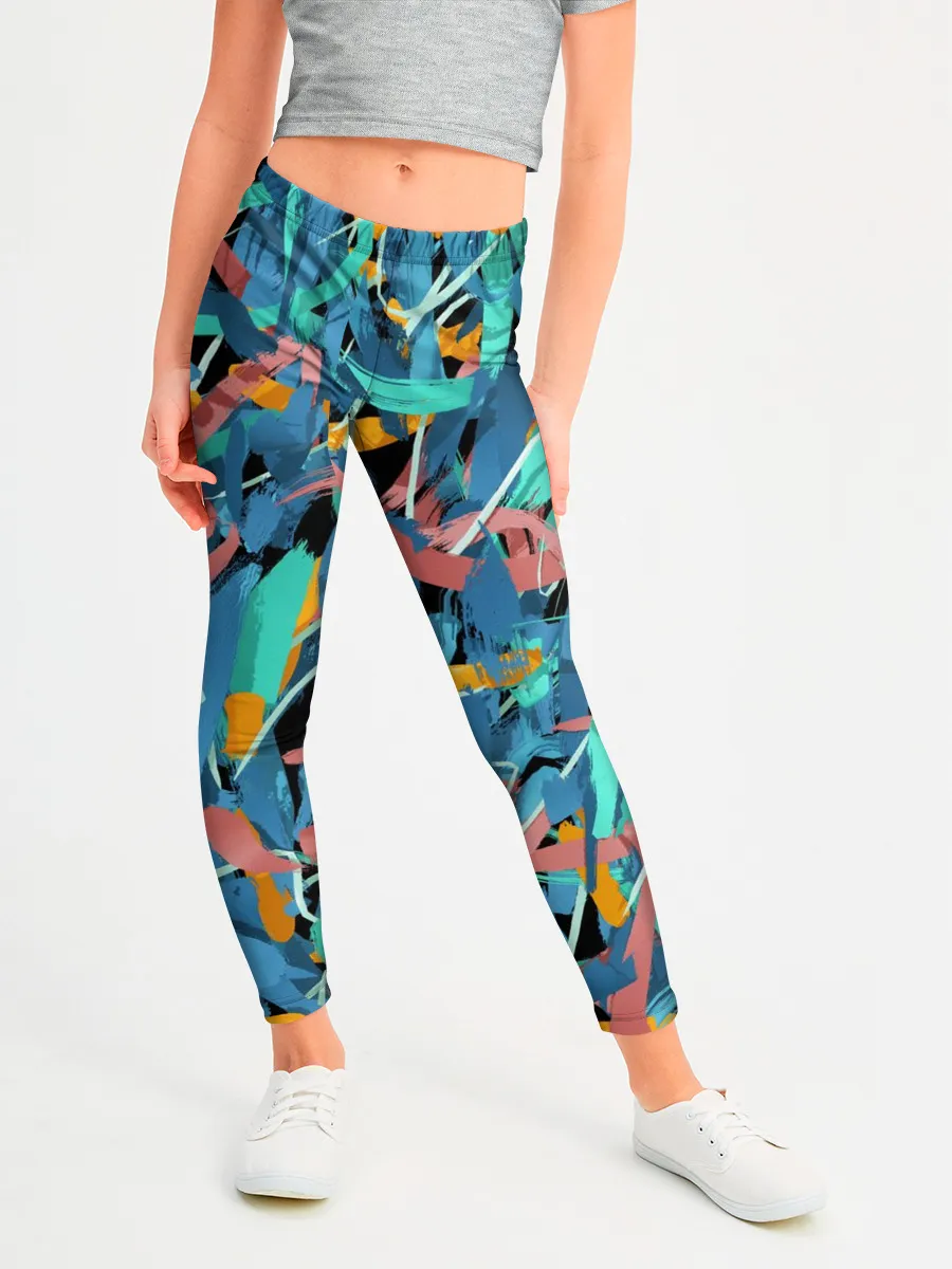 Леггинсы для девочки / Яркие краски