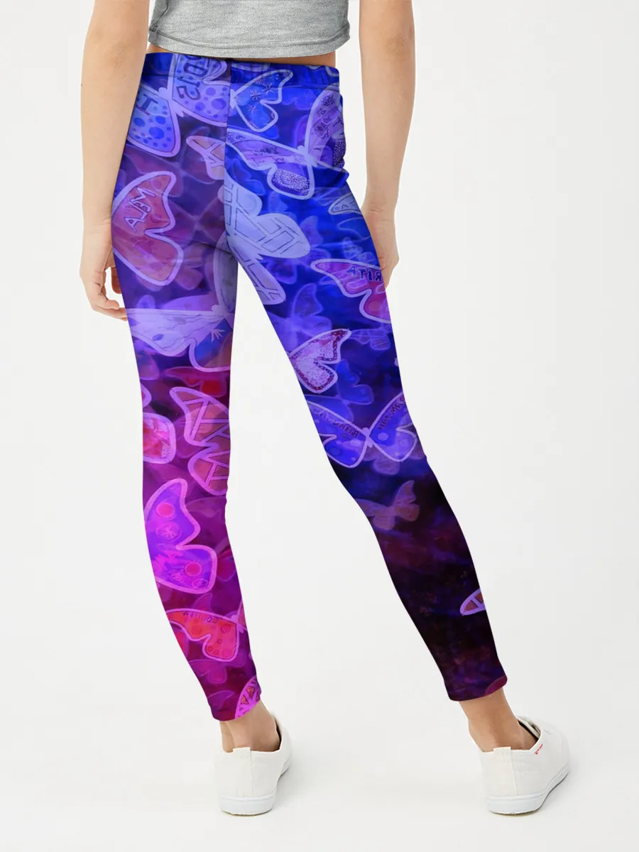 Леггинсы для девочки / Стеклянный рой