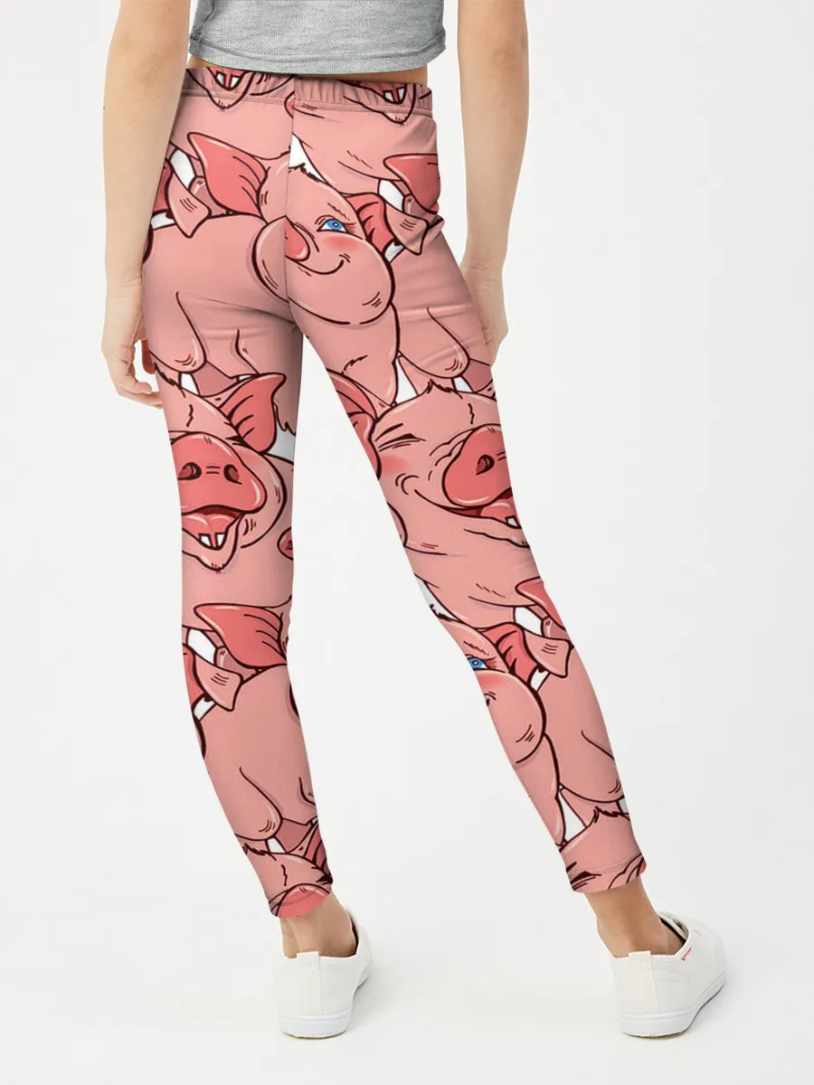 Леггинсы для девочки / Свиньи