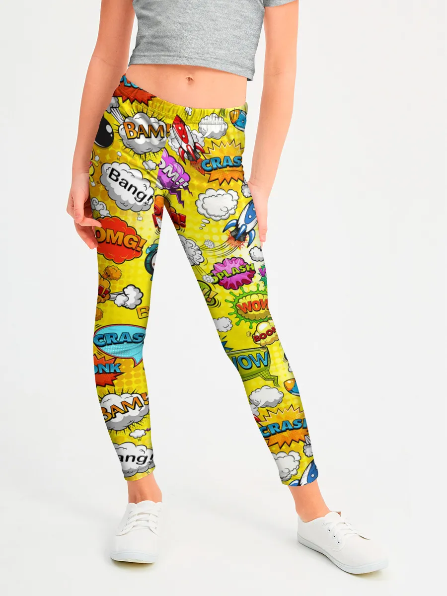 Леггинсы для девочки / Pop art