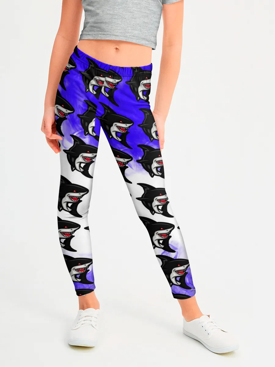 Леггинсы для девочки / Акула