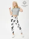 Леггинсы для девочки / JOJO PATTERN BW