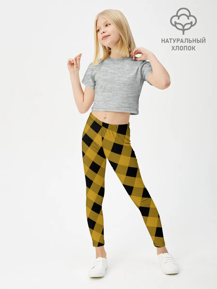 Леггинсы для девочки / Шотландка
