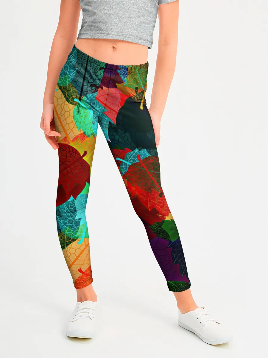 Леггинсы для девочки / Abstract Autumn Leaves