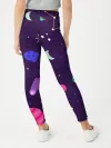 Леггинсы для девочки / Космический пейзаж