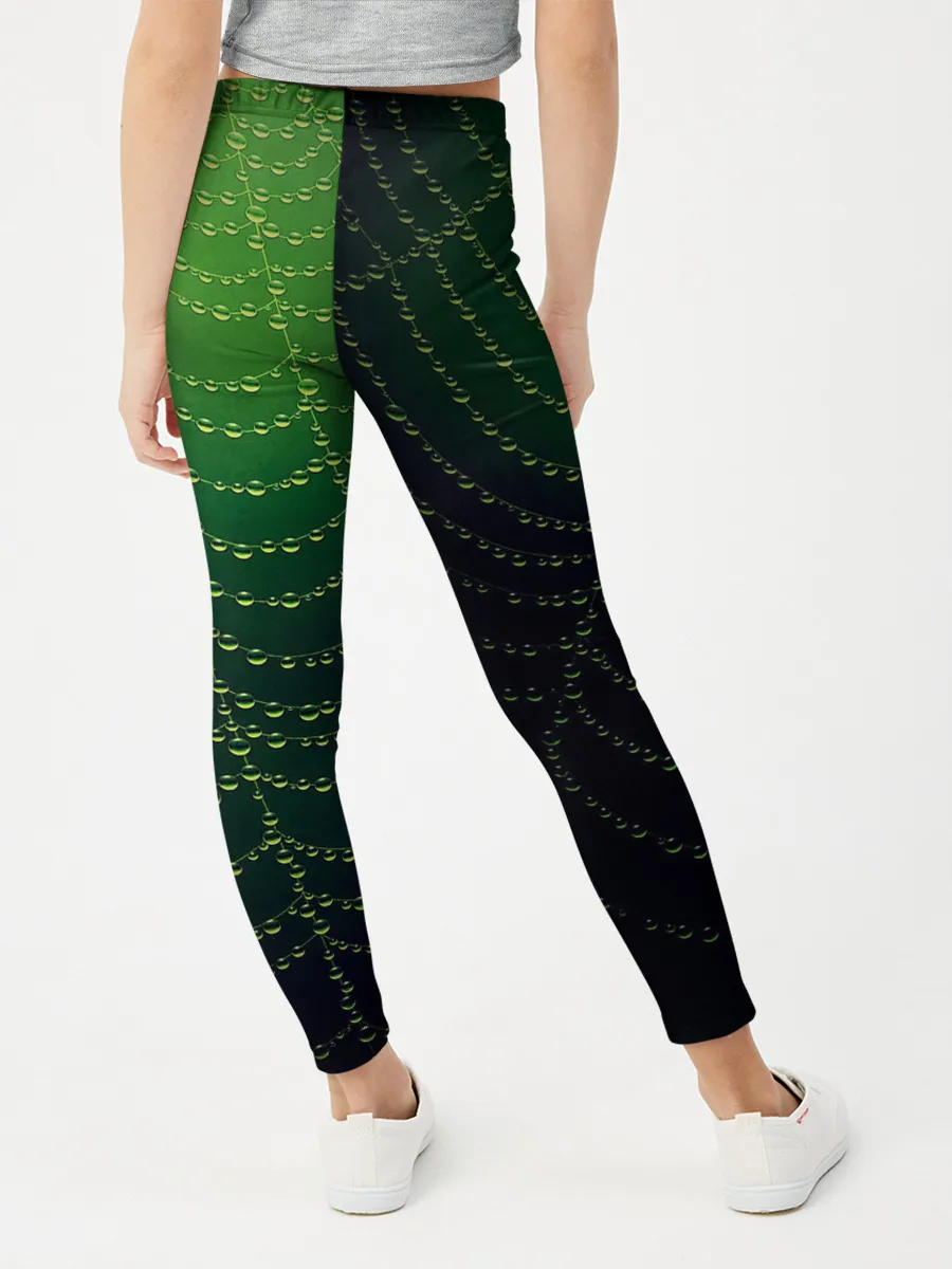 Леггинсы для девочки / Паутина в лесу