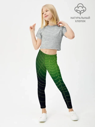 Леггинсы для девочки / Паутина в лесу