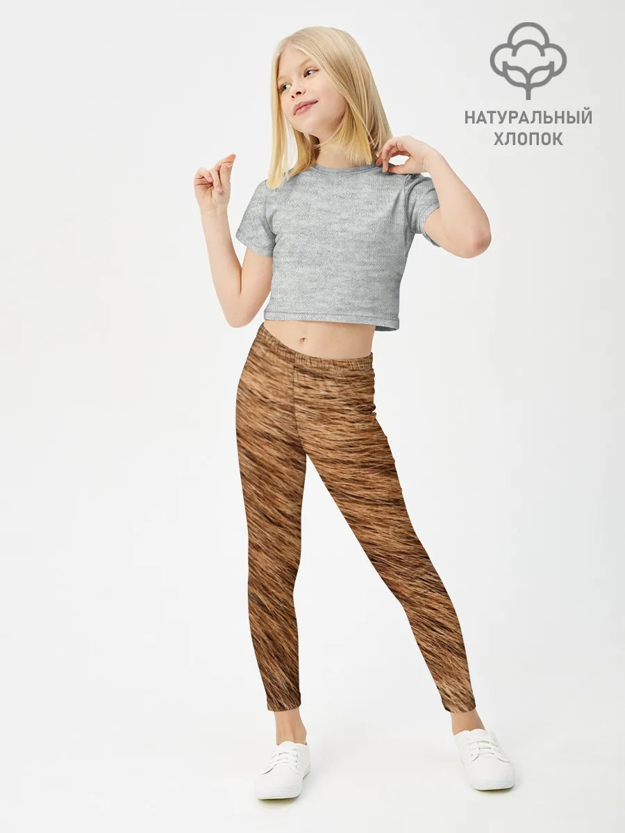 Леггинсы для девочки / собака друг человека