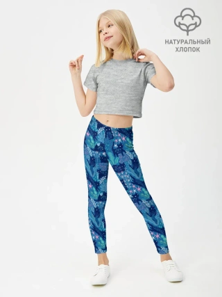 Леггинсы для девочки / Коты