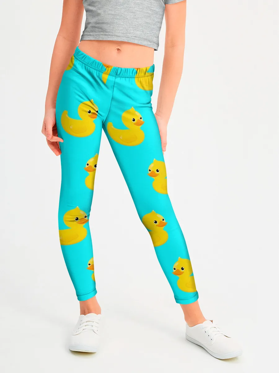 Леггинсы для девочки / Уточки