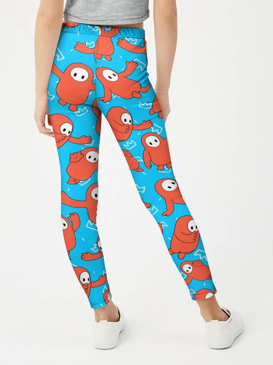 Леггинсы для девочки / Fall guys red