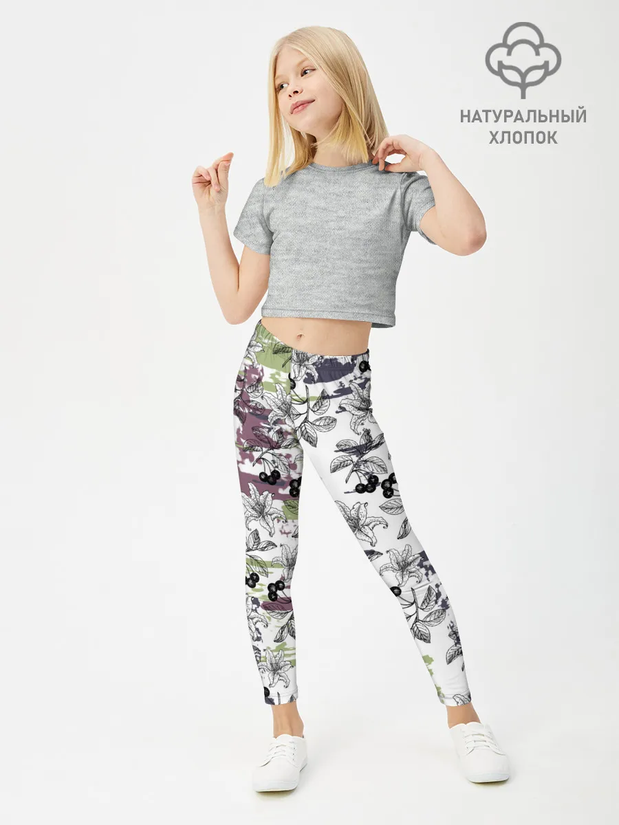 Леггинсы для девочки / Лилии