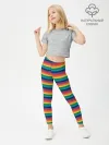 Леггинсы для девочки / Радужный флаг