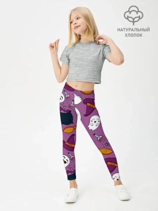 Леггинсы для девочки / halloween 2020