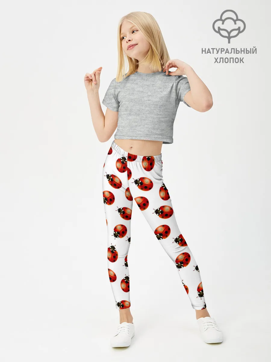 Леггинсы для девочки / Нашествие божьих коровок