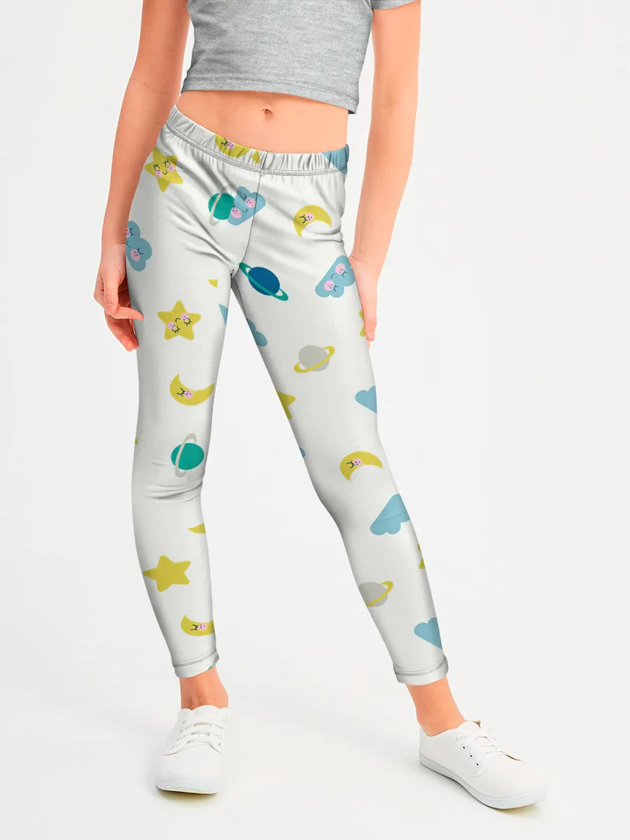 Леггинсы для девочки / Спокойной ночи